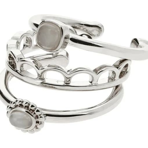 Bague 3 anneaux Stella Argenté