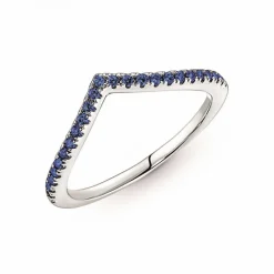 Bague Chevron Bleue Pandora Timeless