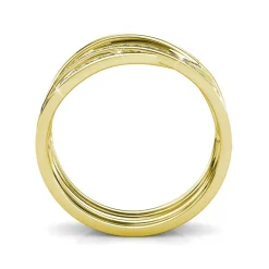 Bague Criss Cross Or