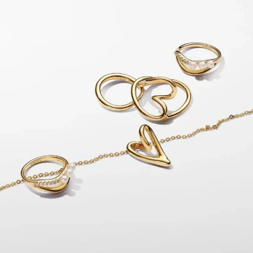 Bague Cœur Organique