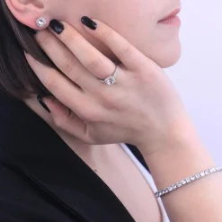 Bague Cushy Argentée