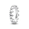 Bague Farandole de Cœurs Argent
