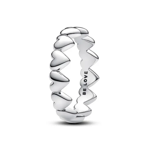 Bague Farandole de Cœurs Argent