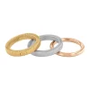 Bague femme Calvin Klein Playful Repetition - 35000027 Acier Argent, Doré rose