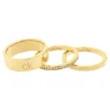 Bague femme Calvin Klein Bijoux Ck Trio - 35000795 Acier Doré