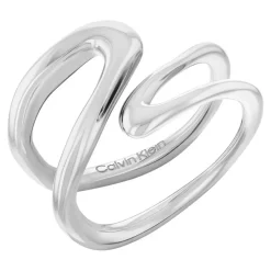 Bague femme Calvin Klein Bijoux Ck Statement Links - 35000751 Acier Argent