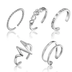 Bague Femme Emily Westwood WS045S - Acier Argenté