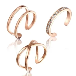Bague Femme Emily Westwood WS054R - Acier Doré rose