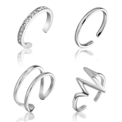 Bague Femme Emily Westwood WS049S - Acier Argent