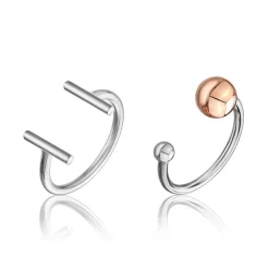 Bague Femme Emily Westwood WS048S - Acier Argent Doré rose