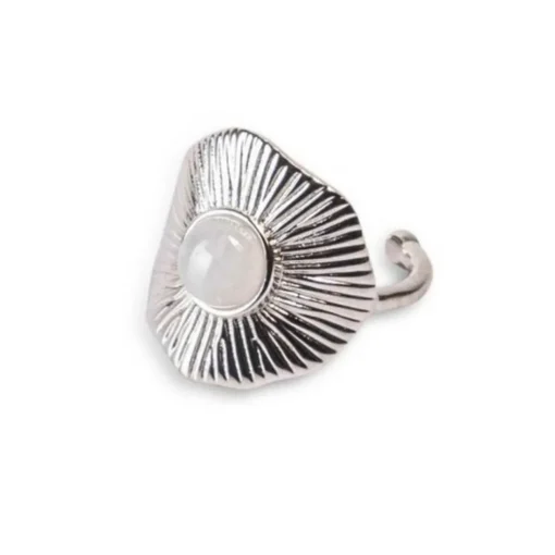 Bague femme Kosma Paris Flora - Argenté Blanc