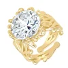 Bague Femme So Charm - B3333-DORE-BLANC - Bague Femme Dorée
