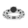 Bague Femme So Charm - B2702-NOIR-7-54 Métal Argent