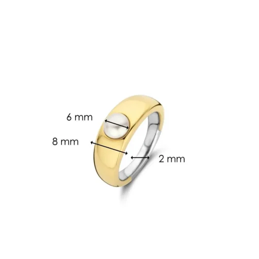 Bague femme Ti Sento 12283YP - Argent, plaqué or