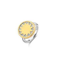 Bague femme Ti Sento12215ZY – Argent 925/1000 plaqué or