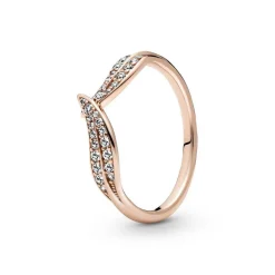 Bague Feuilles Scintillantes Pandora Moments