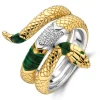 Bague fille Ti Sento Bijoux 12203EM-54 - Malachite lights