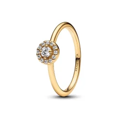 Bague Halo Rond Pavé