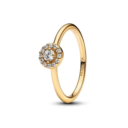 Bague Halo Rond Pavé