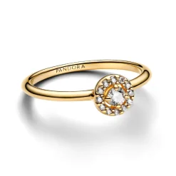 Bague Halo Rond Pavé