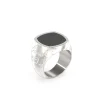 Bague homme Guess Bijoux Inscription - JUMR04402JWST Acier Argent