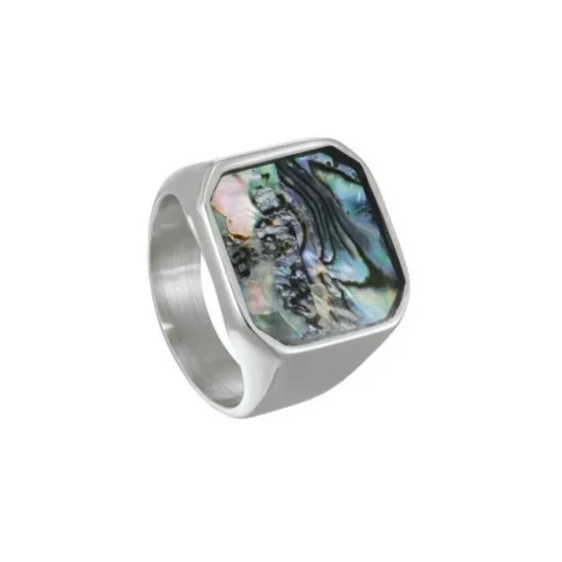 Bague homme Jourdan JH120002R - MALIBU - Acier Argent taille 62