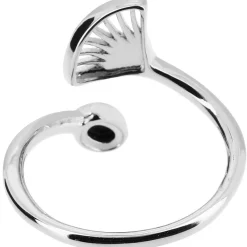 Bague Kosma Arielle BRS22251-ARGENT - Métal Argenté & Onyx Noir Femme