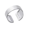 Bague Les Georgettes Les Essentielles 703261116000 - Bague Acier Largeur 12 mm Argent Femme