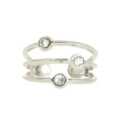 Bague Les Interchangeables A59161 - Orbite Palladium Femme