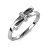 Bague Luminous Bow Argentée