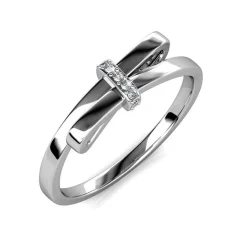 Bague Luminous Bow Argentée