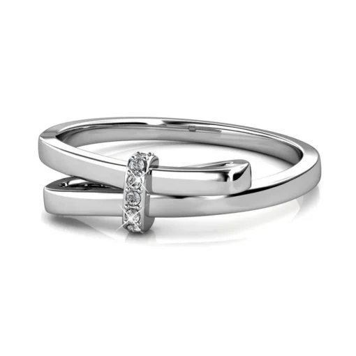Bague Luminous Bow Argentée