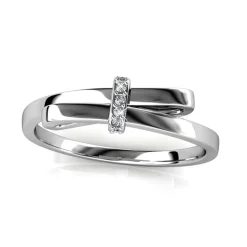 Bague Luminous Bow Argentée