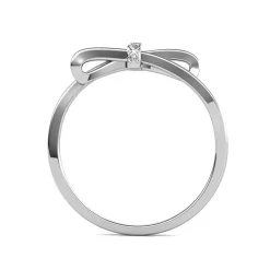 Bague Luminous Bow Argentée