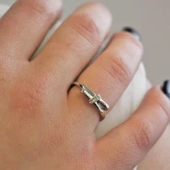 Bague Luminous Bow Argentée