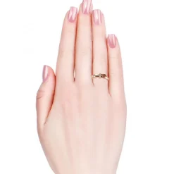Bague Luminous Bow Or Rose