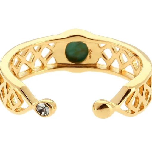 Bague Mia Doré & Turquoise
