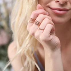 Bague Mia Doré Rose