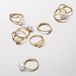 Bague Ouverte Perles de Culture