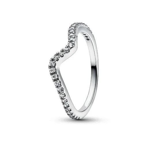 Bague Pandora - Vague Scintillante Argent