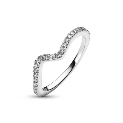 Bague Pandora - Vague Scintillante Argent