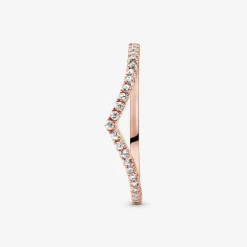 Bague Pandora 186316CZ - Bague Voeu Scintillant Pandora Rose Femme