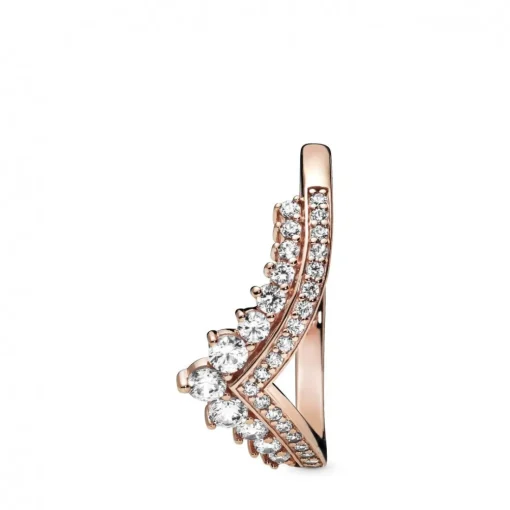Bague Pandora 187736CZ - Voeu Princesse Pandora Rose Femme
