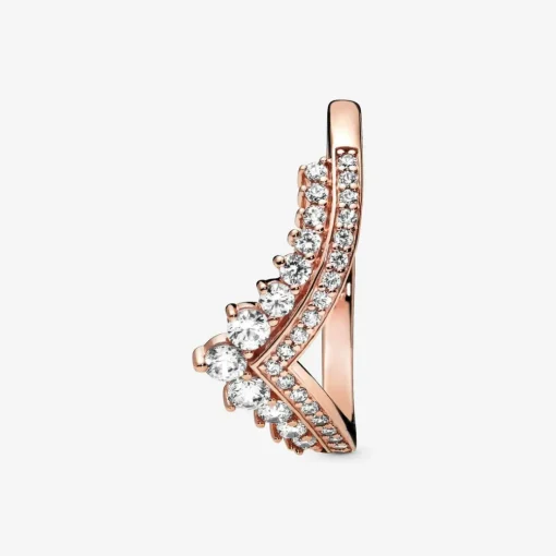 Bague Pandora 187736CZ - Voeu Princesse Pandora Rose Femme