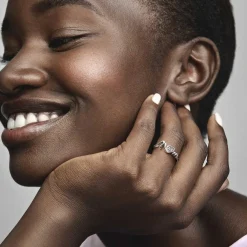 Bague Pandora Moments - Cœur Pavé Mom