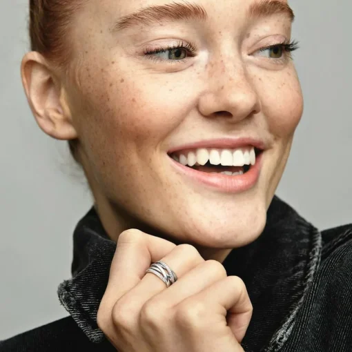 Bague Pandora Timeless lignes brillantes et scintillantes