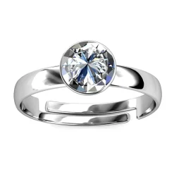 Bague Réglable Acacia Argentée