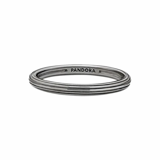 Bague ronde noire Pandora ME