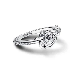 Bague Rose Épanouie