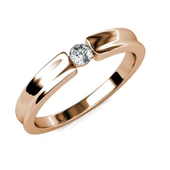 Bague Simplicity Or Rose